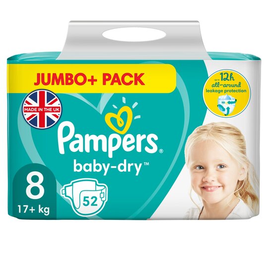 .Pampers nappies Pack Size 8